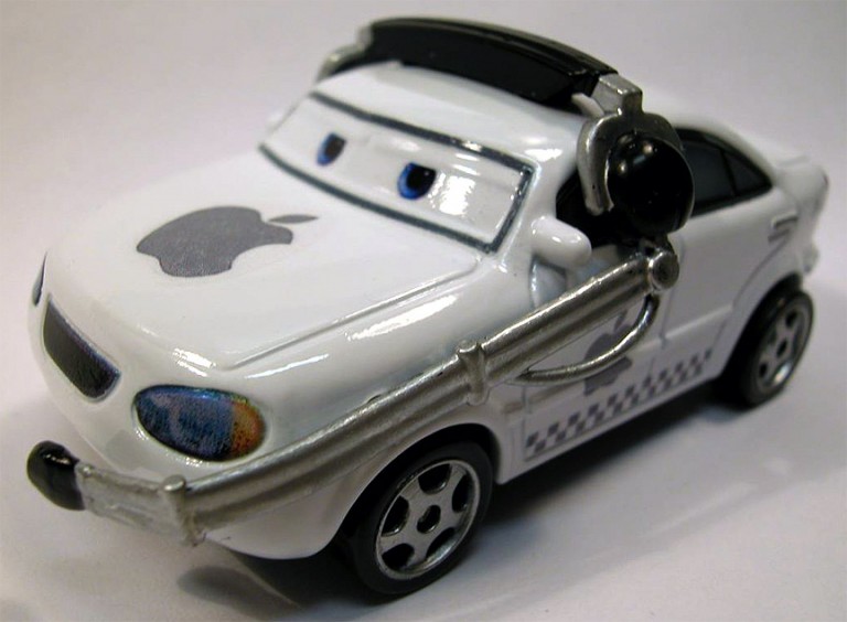 Mattel Disney Pixar Diecast CARS The Apple Customs Take Five a Day