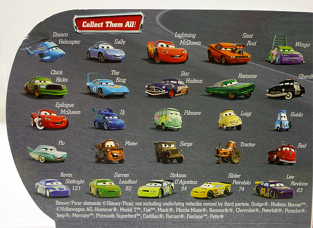 pixar movies list. Disney Pixar Cars List