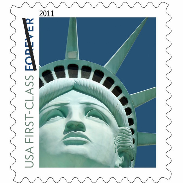 statue of liberty stamp. New Stamp Honors the Statue of