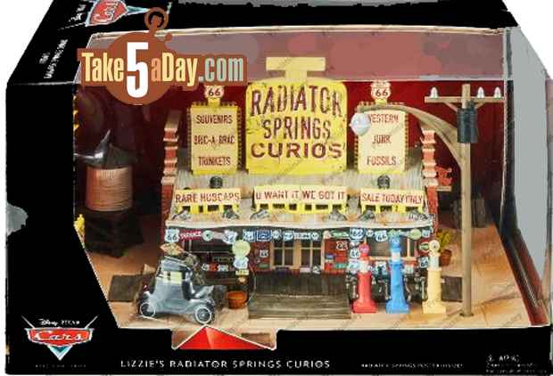 Mattel Disney Pixar CARS: Precision Series Lizzie's Radiator Springs Curio's (Shop) Pre-Order