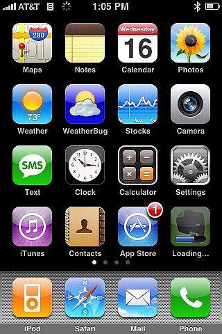 iphone loading picture