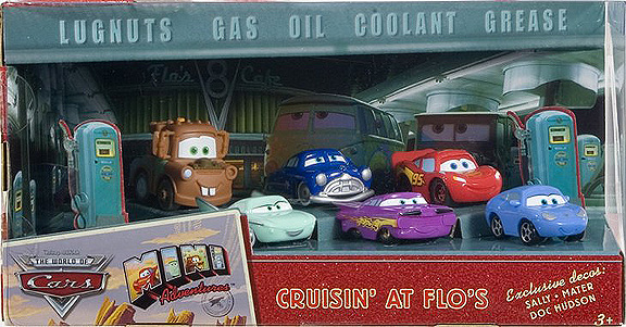 Pixars Cars Mini Racers 3 Pack (Ramone, Cruisin Lightning McQueen, Doc  Hudson)