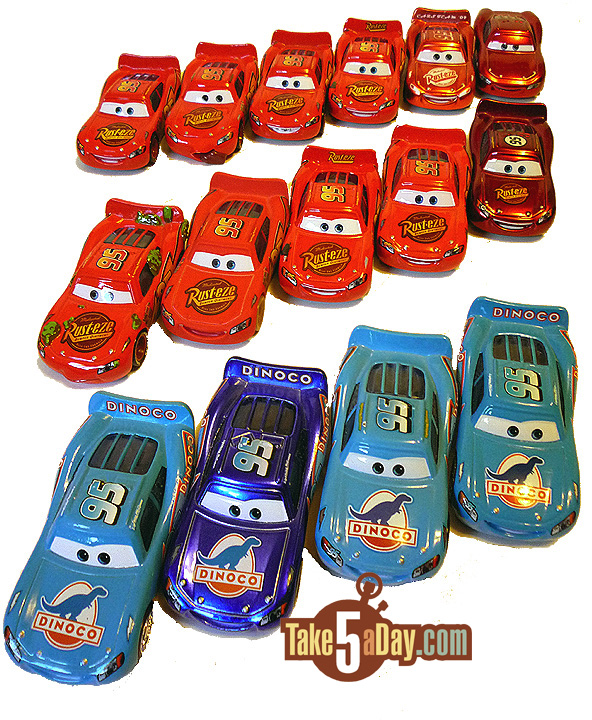 Take Five a Day » Blog Archive » Mattel Disney Diecast CARS: Lightning  McQueen – The Count 'Em Out Check List …