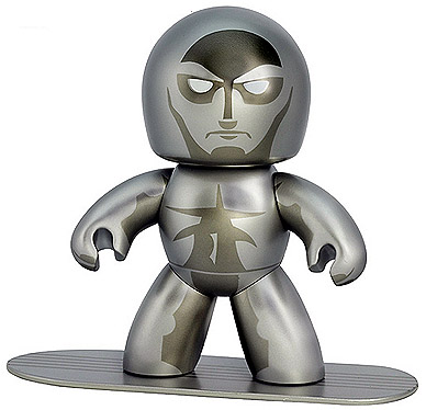 Mighty Muggs, Marvel * Silver Surfer*, Series 2, 2002 Hasbro 6 Vinyl  Figure