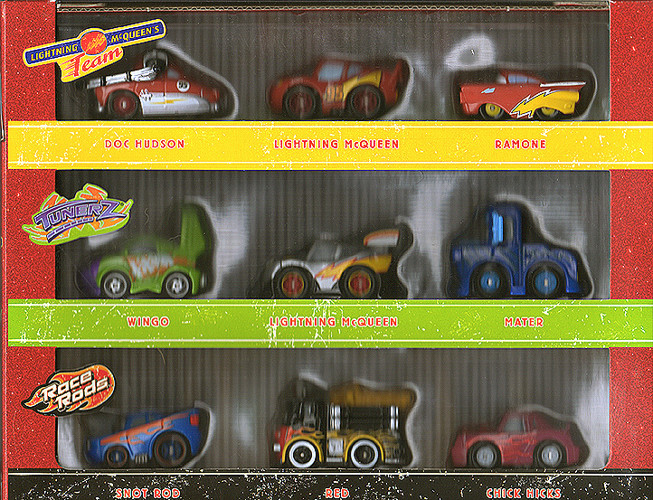 Dinoco Chick Hicks & Lightning McQueen (Pixar Cars, Mini Adventures)