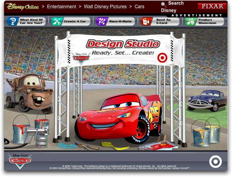 Take Five a Day » Blog Archive » Disney Pixar CARS: Fun Online CARS Games –  FREE