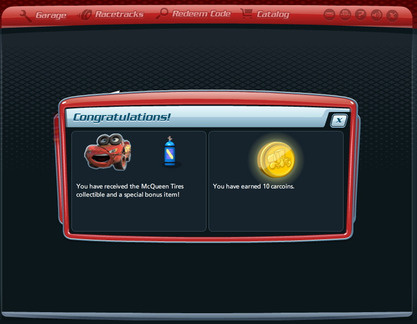 Take Five a Day » Blog Archive » Disney Pixar CARS: WorldofCars.com Update  & Codes Update