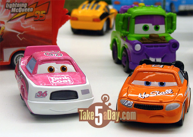 Take Five a Day » Blog Archive » Mattel Disney Pixar CARS: Dinoco's McQueen Variant Parade