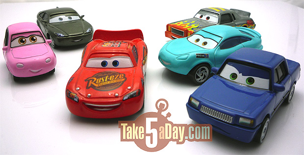 Take Five A Day Blog Archive Mattel Disney Pixar Diecast Cars Welcome To The Show Case F Mini Case D - disney pixar cars radiator springs 2 roblox