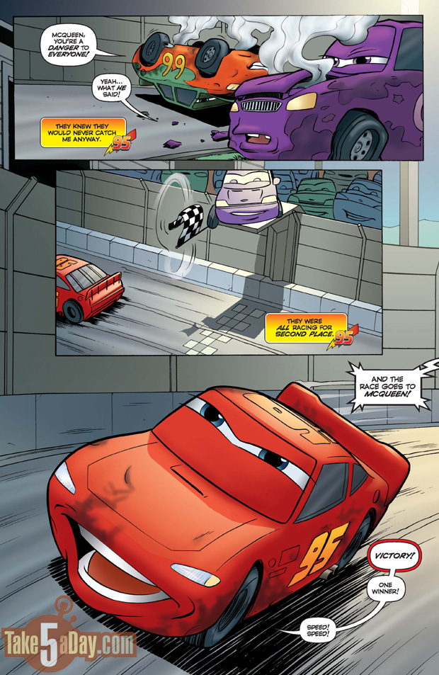 Boom - Boom - Boom: 6-Page Sneak Peek Preview of Upcoming CARS Comic Book! 