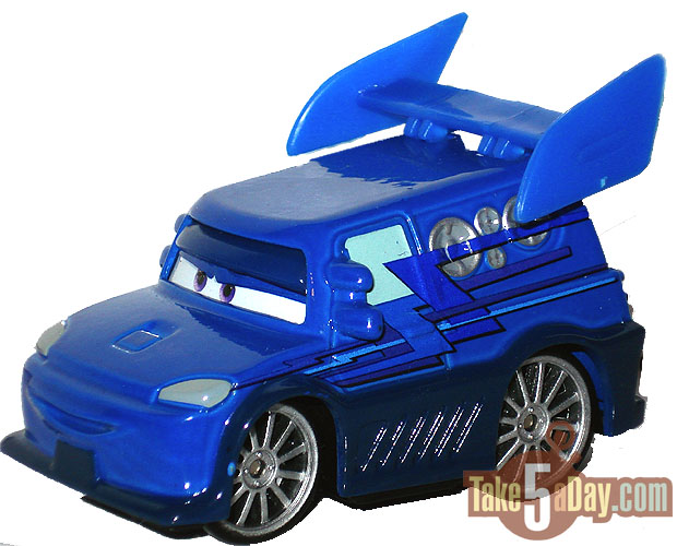 Take Five A Day Blog Archive Mattel Disney Pixar Diecast Cars Check Out The Hook While My Dj Variant Revolves It