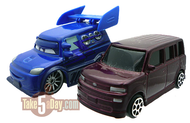 Mattel Disney Pixar Cars DJ 2004 Scion xB Die-Cast Model Vehicles Kids Toy Loose