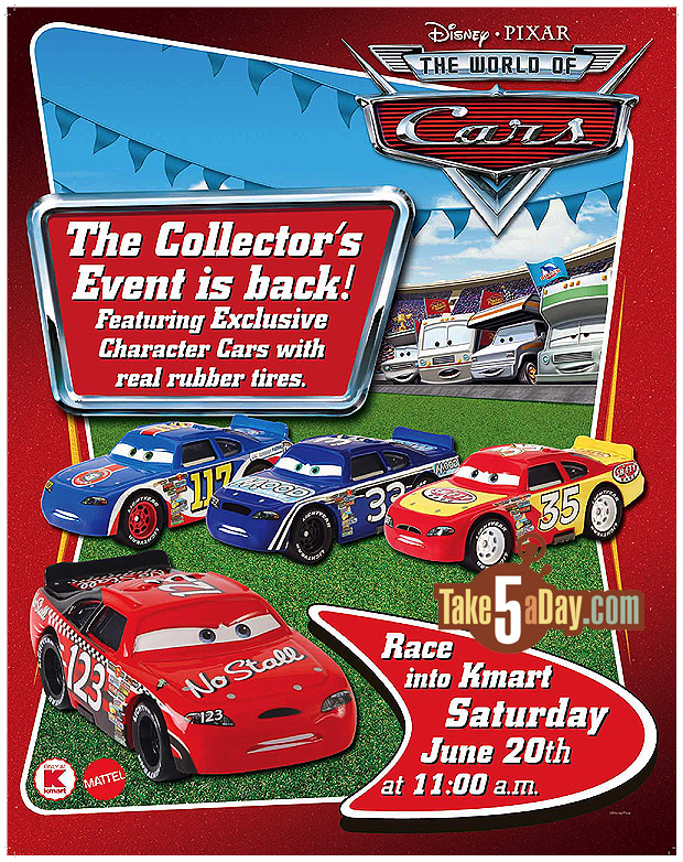 Take Five a Day » Blog Archive » Disney Pixar CARS: WorldofCars.com Update & Codes Update