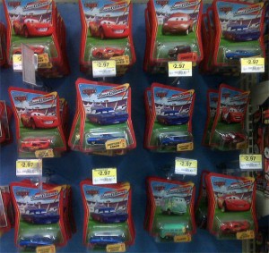 disney cars shelf
