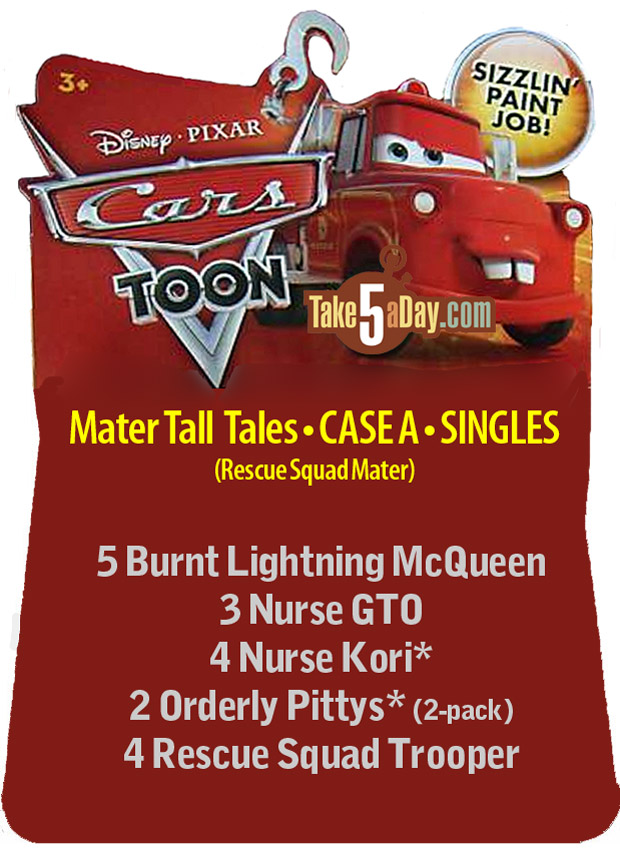 Car Toons Singles CASE A