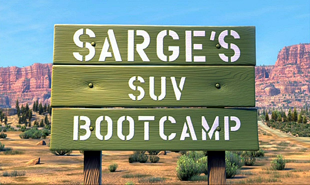 sarge boot camp sign