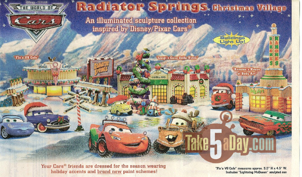 Disney Pixar Cars Happy Holiday from Radiator Springs TAKE YOUR PICK Christmas 