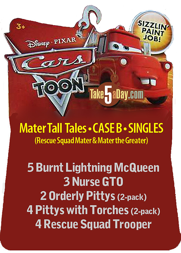 Car Toons Singles CASE B