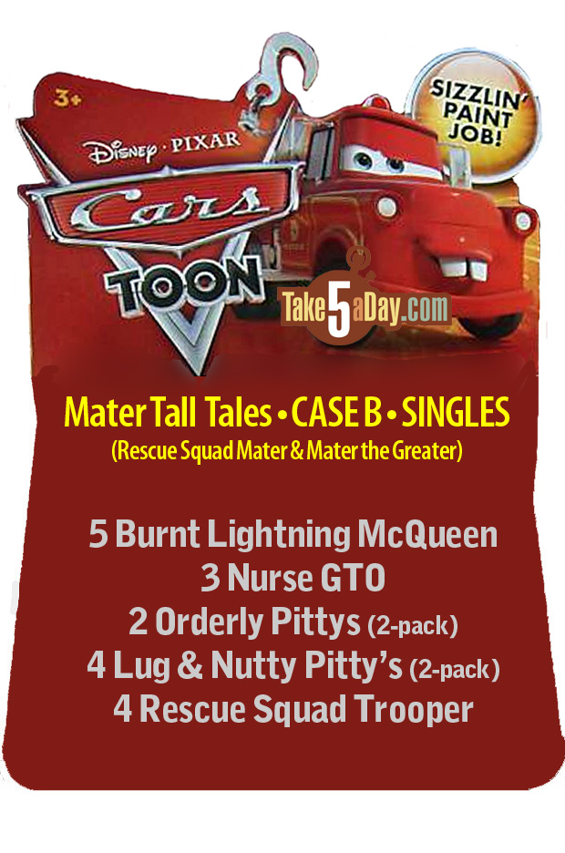 Car Toons Singles CASE B