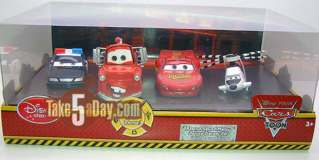 Disney Pixar CARS: New Disney Store 4-PACK Rescue Squad Mater | Take ...