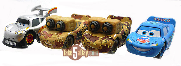 Dinoco Chick Hicks & Lightning McQueen (Pixar Cars, Mini Adventures)