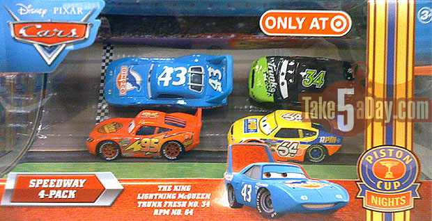 aluminium Beschrijvend Onnauwkeurig Take Five a Day » Blog Archive » Mattel Disney Pixar Diecast CARS: 4-Pack  Piston Cup Racers Next
