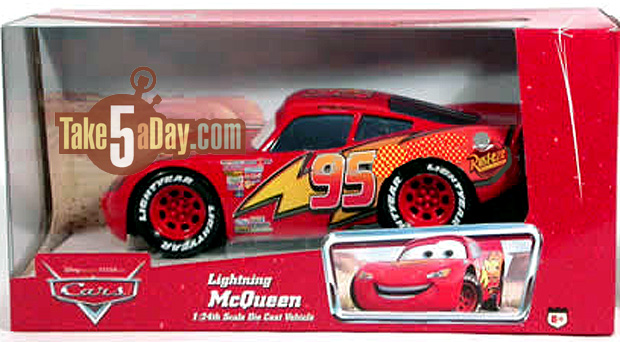 DISNEY PIXAR CARS COLLECTIBLE LIGHTNING MCQUEEN 2006 1st RELEASE SERIES