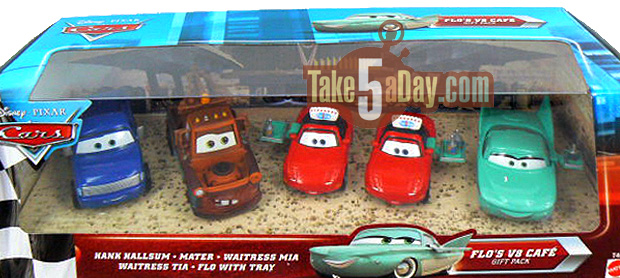 Take Five a Day » Blog Archive » Mattel Disney Pixar Diecast CARS: Floâs V8 Cafe Waitress Complete