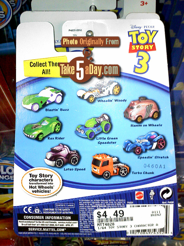 hot wheels toy story 3