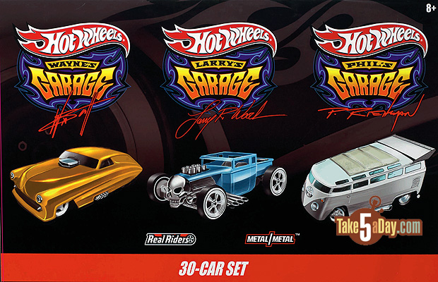 hot wheels larry wood set