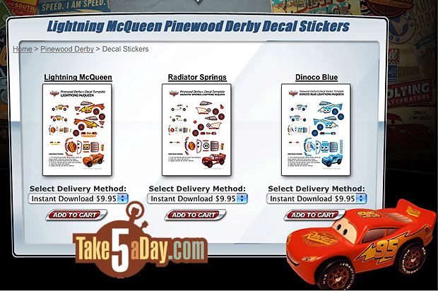 Take Five a Day » Blog Archive » Disney Pixar CARS: Build Your Own