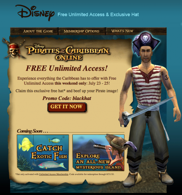 Disney's Pirates of the Caribbean Online