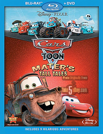 Take Five A Day Blog Archive Disney Pixar Cars Cars Toon Mater S Tall Tales Dvd Coming November 2 10