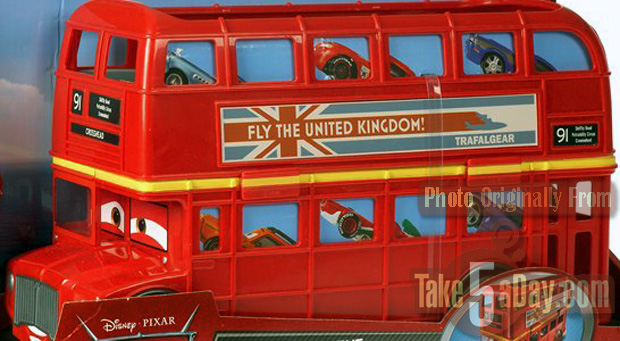 Disney cars double decker bus outlet