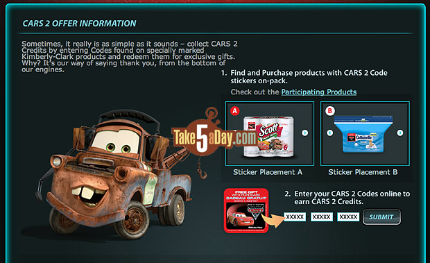 Take Five A Day Blog Archive Disney Pixar Cars 2 The Cars 2 Marketing Machine Starts Get Free Stuff