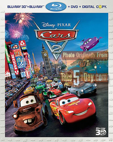 Take Five a Day Blog Archive Disney Pixar CARS 2 Blu Ray DVD Pre Order Options