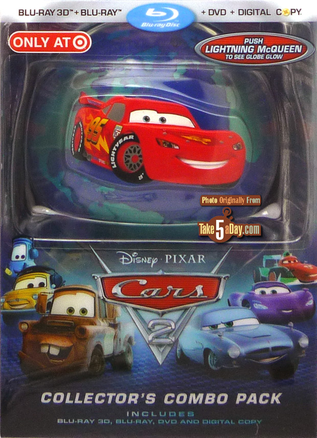 Cars 2 Blu RAY, DVD, Digital