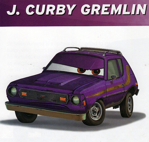Mattel Disney Pixar Diecast CARS 2: New Gremlin Coming - J. Curby.