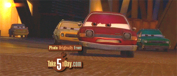 Disney Pixar CARS 2: The Lemon Henchman Gang Of Professor Z.