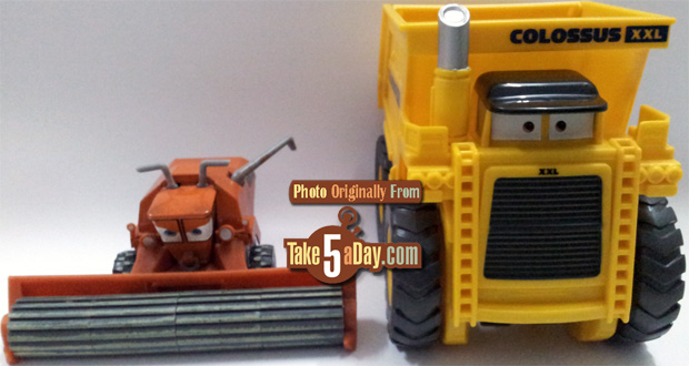 Ongemak wonder Rood Take Five a Day » Blog Archive » Mattel Disney Pixar CARS 2: Colossus: The  MicroDrifter XXL Dump Truck Project