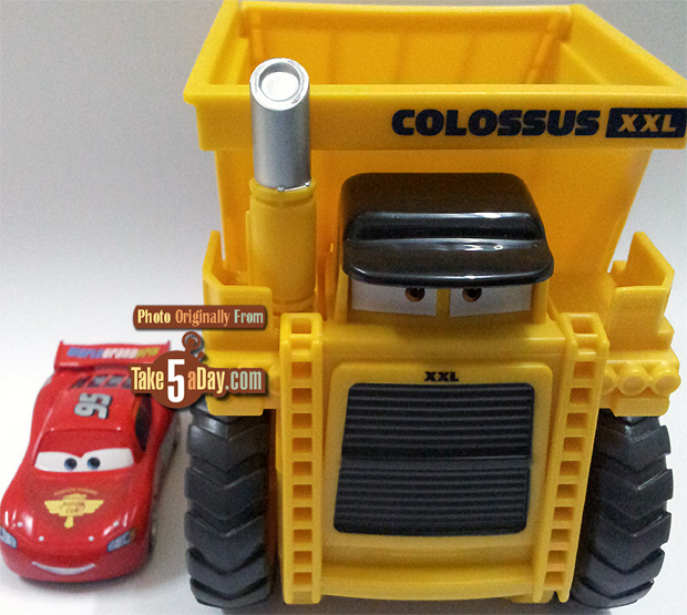 Mattel Disney Pixar CARS 2: Colossus: The MicroDrifter XXL Dump Truck Proje...