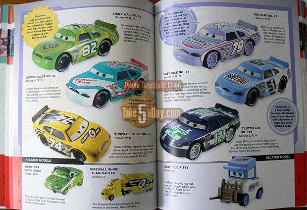 Take Five A Day Blog Archive Mattel Disney Pixar Cars Character Encyclopedia Published