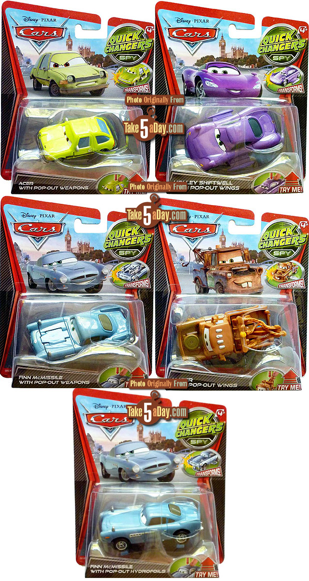 Mattel Disney Pixar GREM with WEAPON CARS 2 