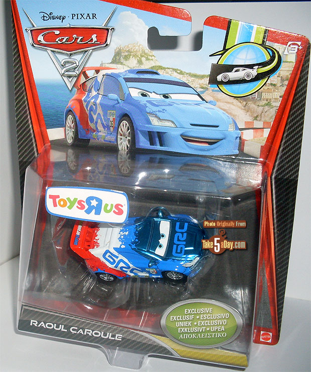 Take Five a Day Blog Archive Mattel Disney Pixar CARS 2 Diecast Color Metallic Chrome Raoul CaRoule Arrives in EU