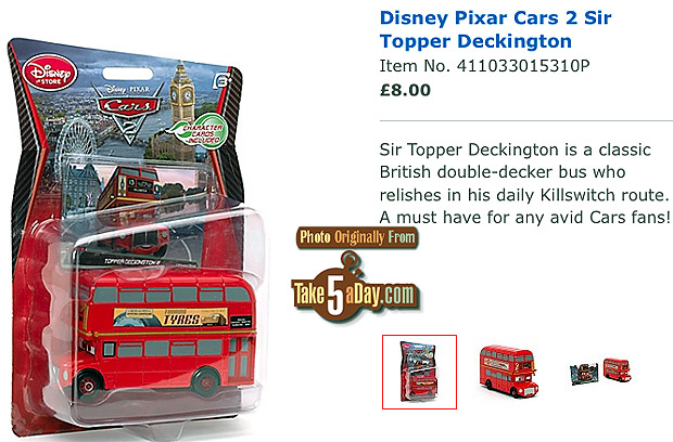 cars 2 bus toy