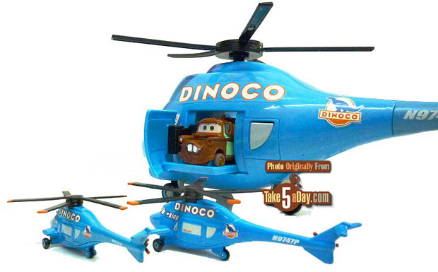 dinoco helicopter toy