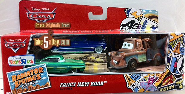 Mattel Disney Pixar Cars Toys, Radiator Springs 3-Pack with Lightning  McQueen, Mater and Sheriff Die-Cast Toy Cars ( Exclusive)