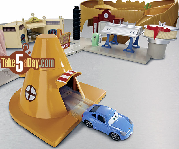 Cars cozy sales cone motel playset