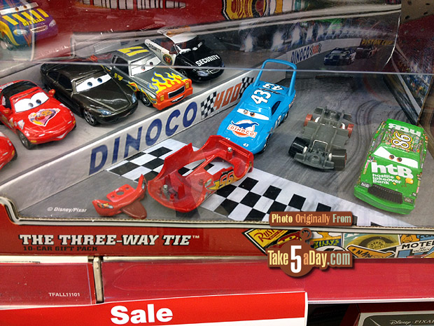 Take Five a Day » Blog Archive » Mattel Disney Pixar CARS: Dinoco's McQueen Variant Parade