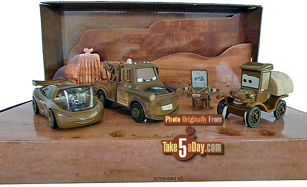 Take Five a Day Blog Archive Mattel Disney Pixar CARS Time Travel Mater Beginnings Lightning Mater Stanley